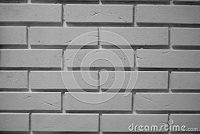 The background of the big grey brick on the wall Stock Photo