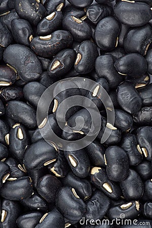 Background of black beans Stock Photo