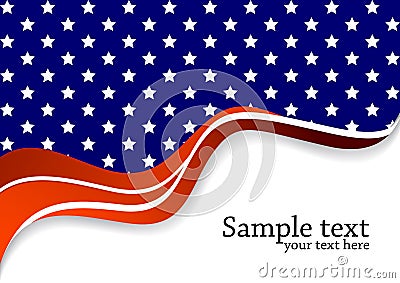 Background in blue and red color Vector Illustration