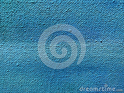 Blue paint on canvas Stock Photo