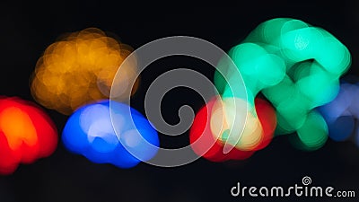 background with blur and multicolored blurred bokeh Stock Photo