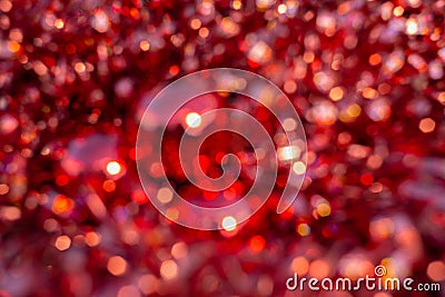 Background blur texture of glitter bokeh, violet, yellow, pink, six sides, round. Defocused abstract Stock Photo