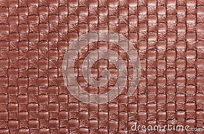 Background of braid textile leather texture Stock Photo