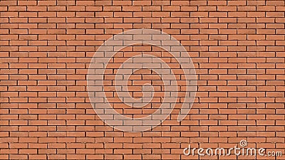 Brick wall. Vector Illustration