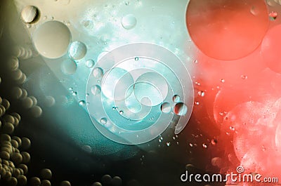 Background of bright colored circles, a close-up shot Stock Photo