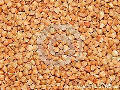 Background buckwheat, buckwheat, buckwheat grain Stock Photo