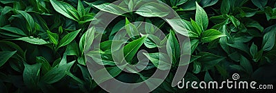 Background of cannabis leaves. A large amount of marijuana. Growing cannabis indoors. SoG hemp cultivation technique. Growing pot Stock Photo