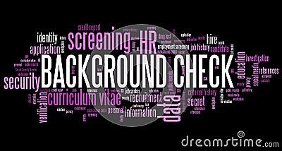 Background check Stock Photo