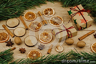 Background for christmas and new year Stock Photo