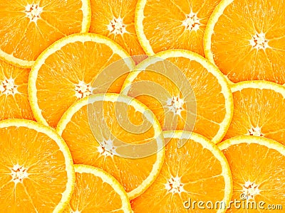 Background with citrus-fruit of orange slices Stock Photo