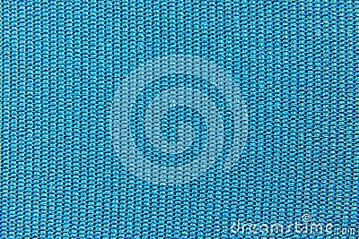 Background of a cloth of blue color close-up of an interlacing Stock Photo