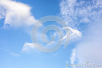 Background cloud in Iceland Stock Photo