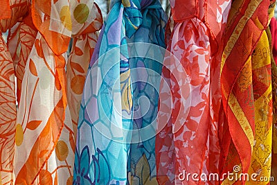 Gauze scarf Stock Photo