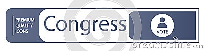 background congress icons Stock Photo