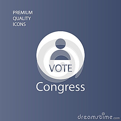 background congress icons Stock Photo