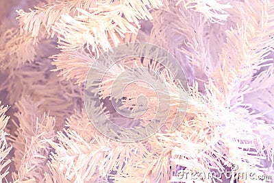 Background created by artificial Xmas tree Stock Photo