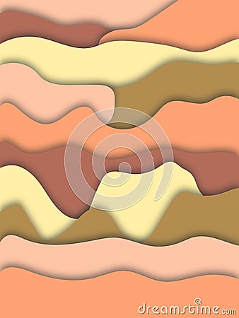 Abstract paper background, set of colors for decoration and projects. Samples of Browns for inspiration, fashion and design indust Stock Photo