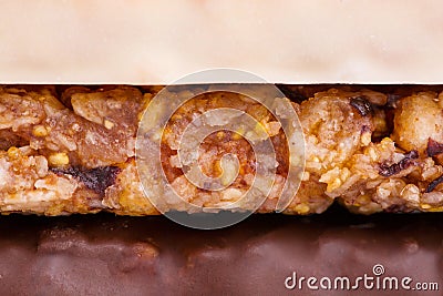 Background from different layers of sweets Stock Photo