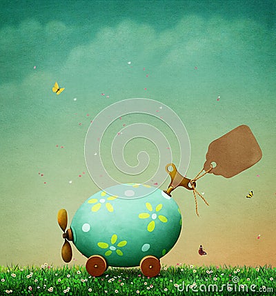 Background Easter Egg Stock Photo