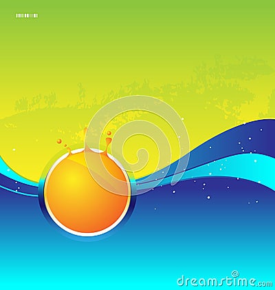 Background with eggs Vector Illustration