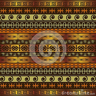 Background with ethnic ornaments Vector Illustration