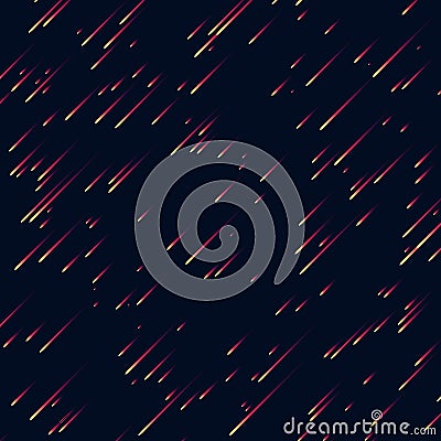 Background from falling stars. Falling lights. Vector illustration Vector Illustration