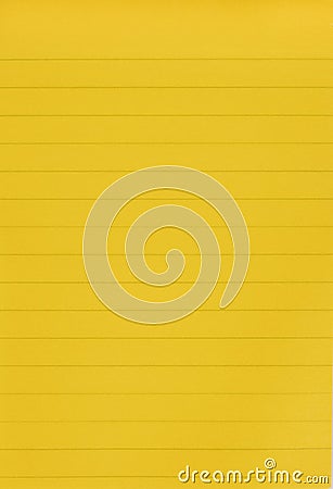 Yellow Note Page Background Stock Photo