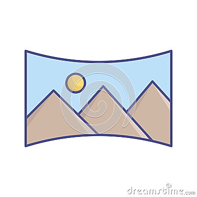 Background Flat inside vector icon which can easily modify or edit Vector Illustration