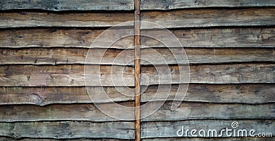 Background in the form of a wall of old wooden Stock Photo