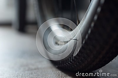 Background of fragment of bicycle Stock Photo