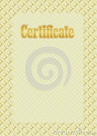 Background frame certificate Vector Illustration