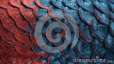 Background of giant fish scale Stock Photo