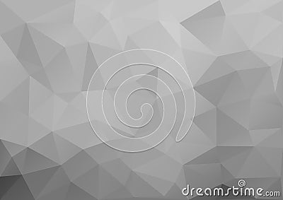 Gray Geometric Pattern Vector Illustration