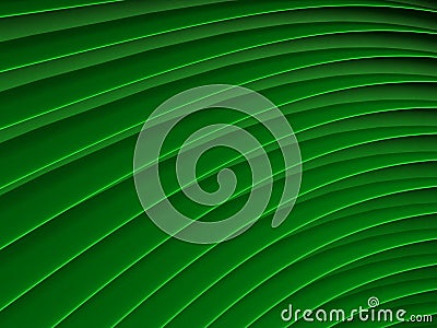 Background of green abstract waves. render Stock Photo