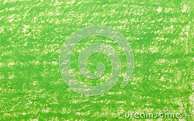 Background green crayon drawing Stock Photo