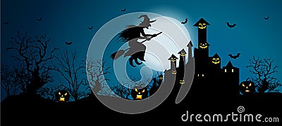 Background for Halloween Celebrations. Stock Photo