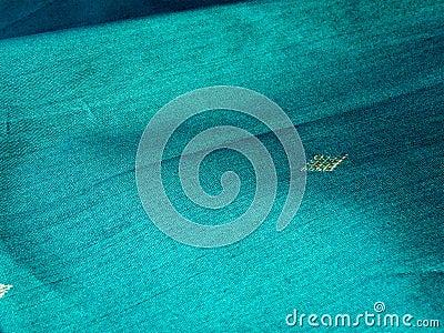 Handloom fabric cloth background Stock Photo