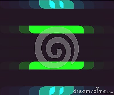 Background with Horizontal Color Cells Vector Illustration