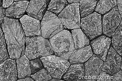 Background image Be a wall Is brick and stone Beautiful and solid Stock Photo