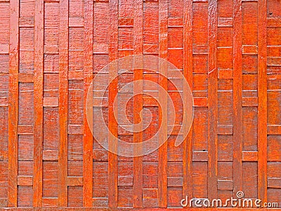 Wooden partition Stock Photo