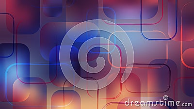 Background image in multi color scheme with geometric patterns Stock Photo