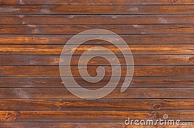 Background image of natural brown horizontal wooden boards Stock Photo