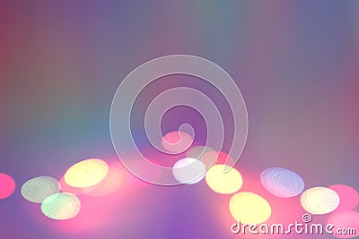 Background image of stage in color lights Stock Photo