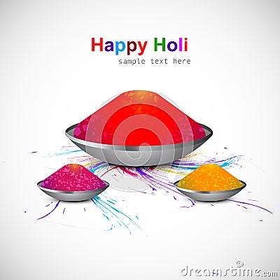 Background of indian festival colorful holi Stock Photo