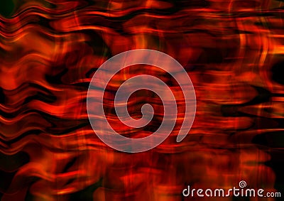 Background of intersecting satin red wavy stripes and lines Stock Photo