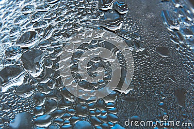 Background of a large number of small drops Stock Photo