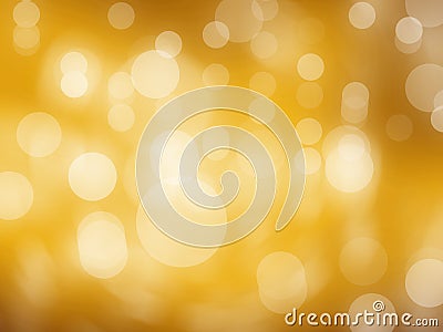 Background light bokeh circles like a yellow tone Stock Photo