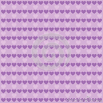 Background with lilac hearts. Stock Photo