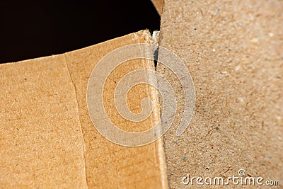 Background made of cardboard and craft paper Stock Photo