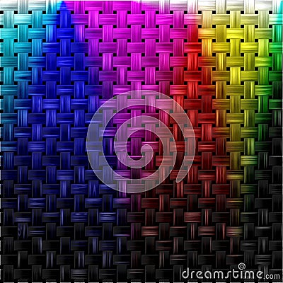 Background made of circular rainbow gradient Stock Photo